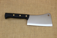 Cleaver Stainless Steel 20 cm with Black Handle First Depiction