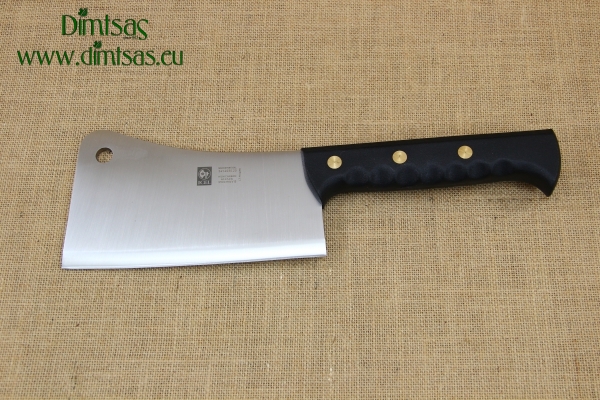Cleaver Stainless Steel 20 cm with Yellow Handle