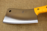 Cleaver Stainless Steel 20 cm with Yellow Handle Second Depiction
