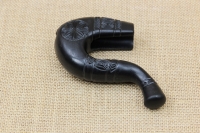Hard Plastic Gklitsa with Embossed Carvings in Black Acacia Tree Shade Third Depiction