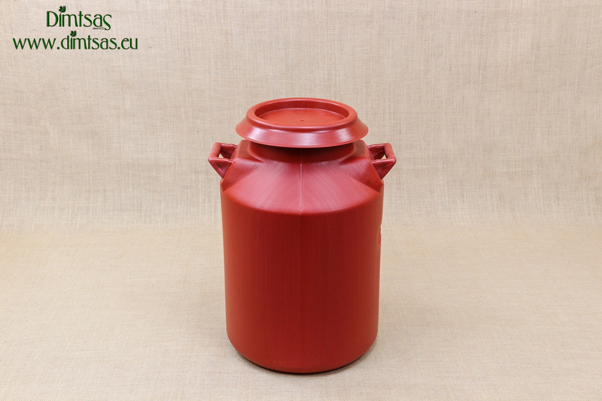 Milk Can Plastic Red 40 Litres