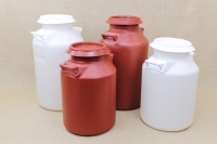 Milk Can Plastic Red 40 Litres Ninth Depiction