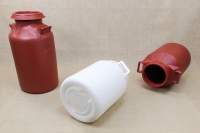 Milk Can Plastic Red 50 Litres Eighth Depiction