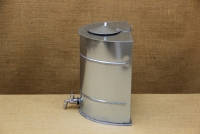 Vintage Galvanized Water Dispenser 15 liters Silver First Depiction