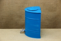 Vintage Galvanized Water Dispenser 15 liters Blue First Depiction