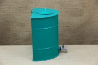 Vintage Galvanized Water Dispenser 15 liters Green Third Depiction