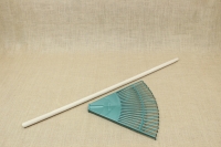 Plastic Triangular Leaf Broom Olive Green Twelfth Depiction