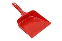 Red Plastic Dustpan Nineteenth Depiction