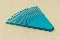 Plastic Triangular Leaf Broom Blue Third Depiction