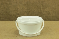 Cheese Container Round Wide-Short 5 Kg or 5.3 lit Second Depiction