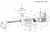 Ηλεκτρική Μηχανή για Σάλτσα Ντομάτας Sugo Απεικόνιση Ενδέκατη