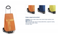 Shopping Trolley Bag Ideal Step Orange Tenth Depiction