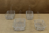 Frying Basket Professional Rectangular Tinned No3 Tenth Depiction