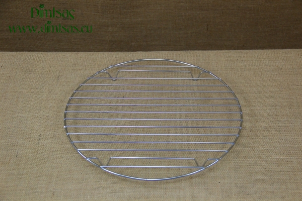 Round Tinned Grill Cooking Grates with Stable Legs 35 cm