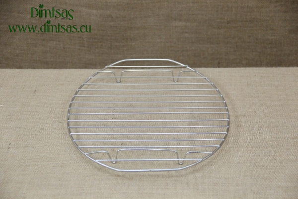 Oval Stainless Steel Grill Cooking Grate with Stable Legs 36 cm