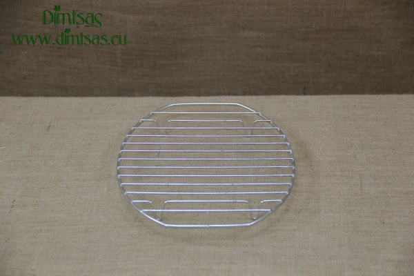 Oval Tinned Grill Cooking Grates with Stable Legs 36 cm
