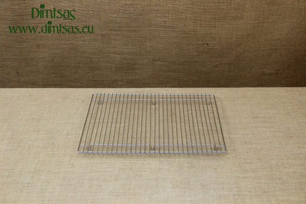 Rectangular Stainless Steel Confectionery Cooking Grate with Stable Legs 43.5x30.5