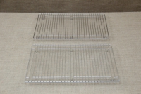 Rectangular Stainless Steel Confectionery Cooking Grate with Stable Legs 43.5x30.5 Eighth Depiction