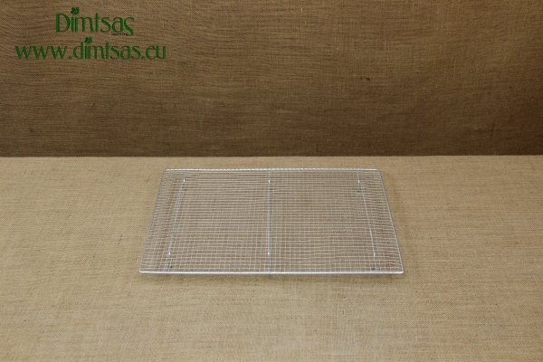 Rectangular Tinned Confectionery Cooking Grate with Stable Legs 43.5x40.5