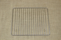 Quadrilateral Stainless Steel Grill Cooking Grate with Stable Legs 32x27 cm Fourth Depiction