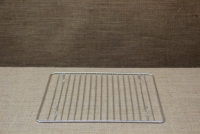 Quadrilateral Tinned Grill Cooking Grate with Stable Legs 34x28 cm First Depiction