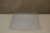Quadrilateral Tinned Grill Cooking Grate with Stable Legs 36x32 cm Second Depiction