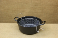 Deep Tinned Frying Basket for Fryer with Two Handles 23 cm Tenth Depiction