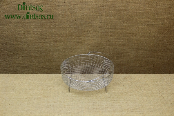 Stainless Steel Frying Basket for Pressure Cooker with Handle 24 cm