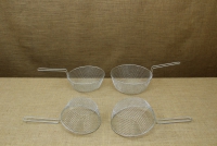 Deep Tinned Frying Basket for Fryer with Long Handle 23 cm Tenth Depiction