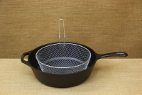 Deep Tinned Frying Basket for Fryer with Long Handle 25 cm Seventh Depiction