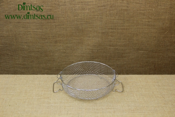 Stainless Steel Frying Basket for Pressure Cooker with Handle 24 cm