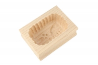 Butter Mould Wooden 250 gr No5 Eighth Depiction