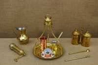 Greek Brass Tray Medium Seventh Depiction
