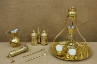 Greek Brass Tray Large Twenty-second Depiction