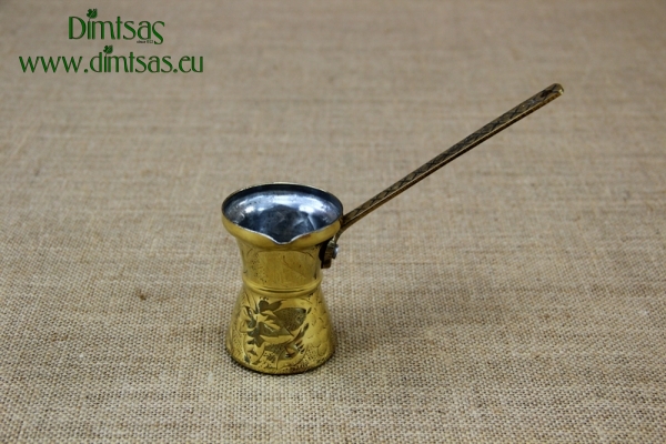 Brass Engraved Coffee Pot No2