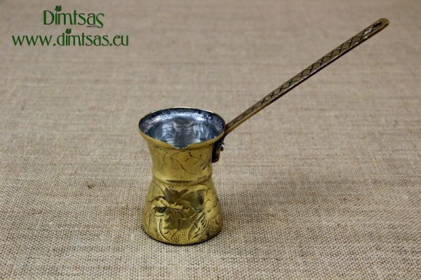 Brass Engraved Coffee Pot No3