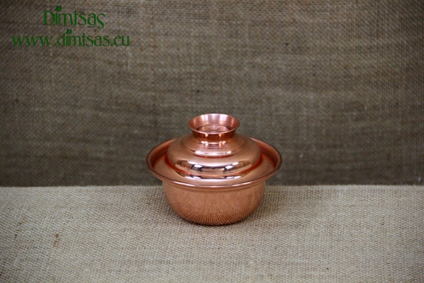 Copper Mini Pot Curved No1