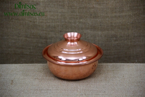 Copper Mini Pot Curved No3