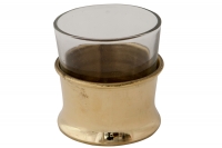 Glass for Ouzo with Brass Base Twelfth Depiction