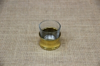Glass for Ouzo with Brass Base First Depiction