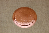 Copper Serving Tray Round Hammered No22 First Depiction