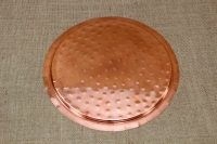 Copper Serving Tray Round Hammered No28 First Depiction