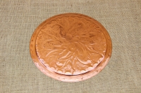Copper Serving Tray Round Engraved No26 First Depiction