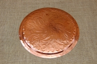 Copper Serving Tray Round Engraved No28 First Depiction