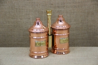Copper Sugar Pot Double First Depiction