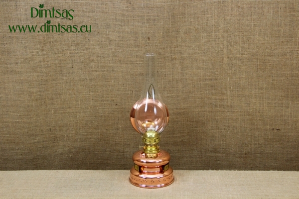 Copper Hanging Oil Lamp Engraved