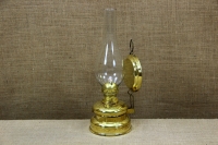Brass Hanging Oil Lamp Engraved Second Depiction