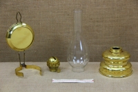 Brass Hanging Oil Lamp Engraved Sixth Depiction
