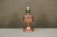 Copper Oil Lamp Tabletop Engraved No1 Second Depiction