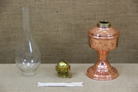 Copper Oil Lamp Tabletop Engraved No1 Third Depiction